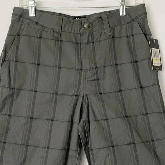 Quiksilver Gray Plaid Hybrid Shorts - Picture 5 of 13
